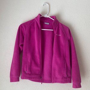 5/$25 Girls Pink Columbia Jacket Size M (10-12)